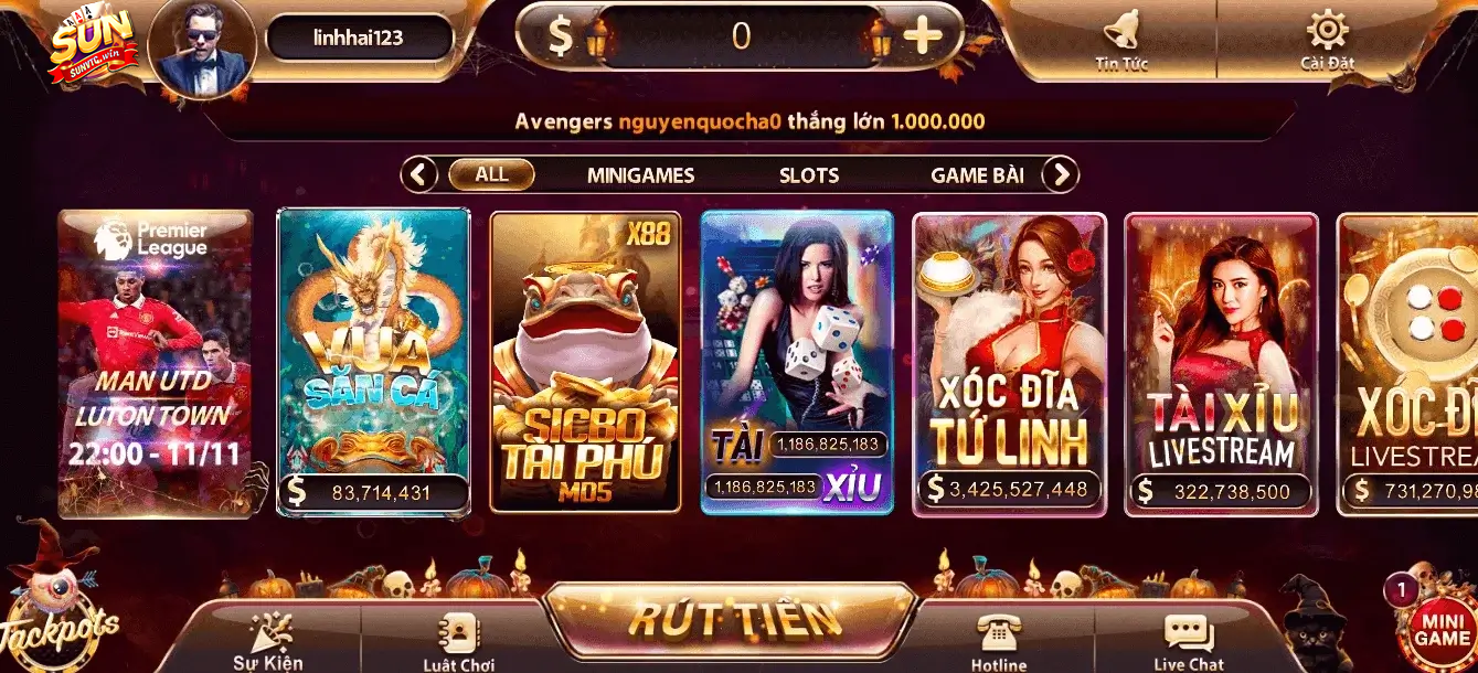 Kho game SunVTC Win chất lượng